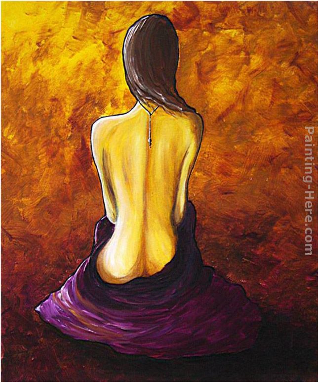 Serena Lady Nude painting - Megan Aroon Duncanson Serena Lady Nude art painting